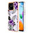 Coque Silicone Motif Fantaisie Souple Couleur Unie Etui Housse YB4 pour Xiaomi Redmi 10 India Violet