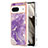 Coque Silicone Motif Fantaisie Souple Couleur Unie Etui Housse YB5 pour Google Pixel 8 5G Violet