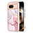 Coque Silicone Motif Fantaisie Souple Couleur Unie Etui Housse YB5 pour Google Pixel 8a 5G Rose