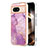 Coque Silicone Motif Fantaisie Souple Couleur Unie Etui Housse YB5 pour Google Pixel 8a 5G Violet Clair