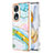 Coque Silicone Motif Fantaisie Souple Couleur Unie Etui Housse YB5 pour Huawei Honor 90 5G Colorful