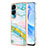 Coque Silicone Motif Fantaisie Souple Couleur Unie Etui Housse YB5 pour Huawei Honor 90 Lite 5G Colorful