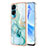 Coque Silicone Motif Fantaisie Souple Couleur Unie Etui Housse YB5 pour Huawei Honor 90 Lite 5G Vert