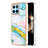 Coque Silicone Motif Fantaisie Souple Couleur Unie Etui Housse YB5 pour Huawei Honor X8b Colorful