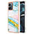 Coque Silicone Motif Fantaisie Souple Couleur Unie Etui Housse YB5 pour Motorola Moto G14 Petit