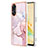 Coque Silicone Motif Fantaisie Souple Couleur Unie Etui Housse YB5 pour Oppo Reno8 T 4G Petit