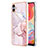 Coque Silicone Motif Fantaisie Souple Couleur Unie Etui Housse YB5 pour Samsung Galaxy A04 4G Rose