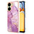 Coque Silicone Motif Fantaisie Souple Couleur Unie Etui Housse YB5 pour Xiaomi Poco C65 Violet Clair