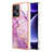 Coque Silicone Motif Fantaisie Souple Couleur Unie Etui Housse YB5 pour Xiaomi Poco F5 5G Violet Clair