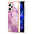Coque Silicone Motif Fantaisie Souple Couleur Unie Etui Housse YB5 pour Xiaomi Redmi Note 12 Explorer Violet Clair
