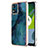 Coque Silicone Motif Fantaisie Souple Couleur Unie Etui Housse YB7 pour Motorola Moto E13 Vert