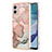 Coque Silicone Motif Fantaisie Souple Couleur Unie Etui Housse YB7 pour Motorola Moto G53 5G Rose