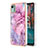 Coque Silicone Motif Fantaisie Souple Couleur Unie Etui Housse YB7 pour Nokia C12 Plus Violet Clair