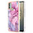 Coque Silicone Motif Fantaisie Souple Couleur Unie Etui Housse YB7 pour Nokia C31 Violet Clair