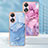 Coque Silicone Motif Fantaisie Souple Couleur Unie Etui Housse YB7 pour Oppo A58 5G Petit