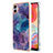 Coque Silicone Motif Fantaisie Souple Couleur Unie Etui Housse YB7 pour Samsung Galaxy A04 4G Violet