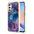 Coque Silicone Motif Fantaisie Souple Couleur Unie Etui Housse YB7 pour Samsung Galaxy A24 4G Violet