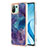 Coque Silicone Motif Fantaisie Souple Couleur Unie Etui Housse YB7 pour Xiaomi Mi 11 Lite 4G Violet