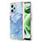 Coque Silicone Motif Fantaisie Souple Couleur Unie Etui Housse YB7 pour Xiaomi Poco X5 5G Bleu