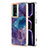 Coque Silicone Motif Fantaisie Souple Couleur Unie Etui Housse YB7 pour Xiaomi Redmi K60 5G Violet