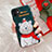 Coque Silicone Motif Noel Souple Couleur Unie Etui Housse pour Apple iPhone 12 Mini Petit