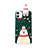 Coque Silicone Motif Noel Souple Couleur Unie Etui Housse S02 pour Apple iPhone 12 Mini Petit