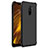 Coque Silicone Souple Couleur Unie Gel pour Xiaomi Pocophone F1 Noir