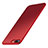Coque Silicone Souple Housse Vague Line pour Apple iPhone 8 Plus Rouge Petit