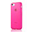 Coque Silicone Souple Mat pour Apple iPhone 5C Rose Rouge