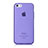 Coque Silicone Souple Mat pour Apple iPhone 5C Violet Petit