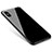 Coque Silicone Souple Miroir C01 pour Apple iPhone X Noir Petit