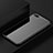 Coque Silicone Souple Miroir R02 pour Apple iPhone 7 Plus Noir Petit