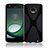 Coque Silicone Souple Transparente Vague X-Line T01 pour Motorola Moto Z Play Noir