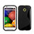 Coque Silicone Souple Vague S-Line pour Motorola Moto E XT1021 Noir