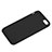 Coque Silicone TPU Souple Couleur Unie pour Apple iPhone 6S Noir Petit