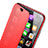 Coque Transparente Integrale Silicone Souple Portefeuille pour Apple iPhone Xs Rouge Petit