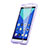 Coque Transparente Integrale Silicone Souple Portefeuille pour Huawei Honor 7 Dual SIM Violet