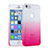 Coque Transparente Rigide Degrade pour Apple iPhone 5S Rose