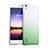 Coque Transparente Rigide Degrade pour Huawei Ascend P7 Vert