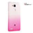 Coque Transparente Rigide Degrade pour Huawei Mate 7 Rose