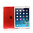 Coque Ultra Fine Mat Rigide Transparente pour Apple iPad Mini 2 Rouge