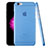 Coque Ultra Fine Mat Rigide Transparente pour Apple iPhone 6 Bleu