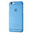 Coque Ultra Fine Mat Rigide Transparente pour Apple iPhone 6 Plus Bleu Petit