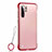 Coque Ultra Fine Plastique Rigide Etui Housse Transparente U01 pour Huawei P30 Pro New Edition Rouge