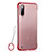 Coque Ultra Fine Plastique Rigide Etui Housse Transparente U01 pour Xiaomi Mi A3 Lite Rouge