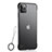 Coque Ultra Fine Plastique Rigide Etui Housse Transparente U02 pour Apple iPhone 11 Pro Max Noir