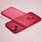 Coque Ultra Fine Plastique Rigide Etui Housse Transparente U02 pour Apple iPhone 13 Rouge