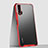 Coque Ultra Fine Plastique Rigide Etui Housse Transparente U02 pour Huawei Nova 6 5G Rouge