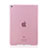 Coque Ultra Fine Plastique Rigide Transparente pour Apple iPad Air 2 Rose