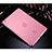 Coque Ultra Fine Plastique Rigide Transparente pour Apple iPad Mini 2 Rose Petit